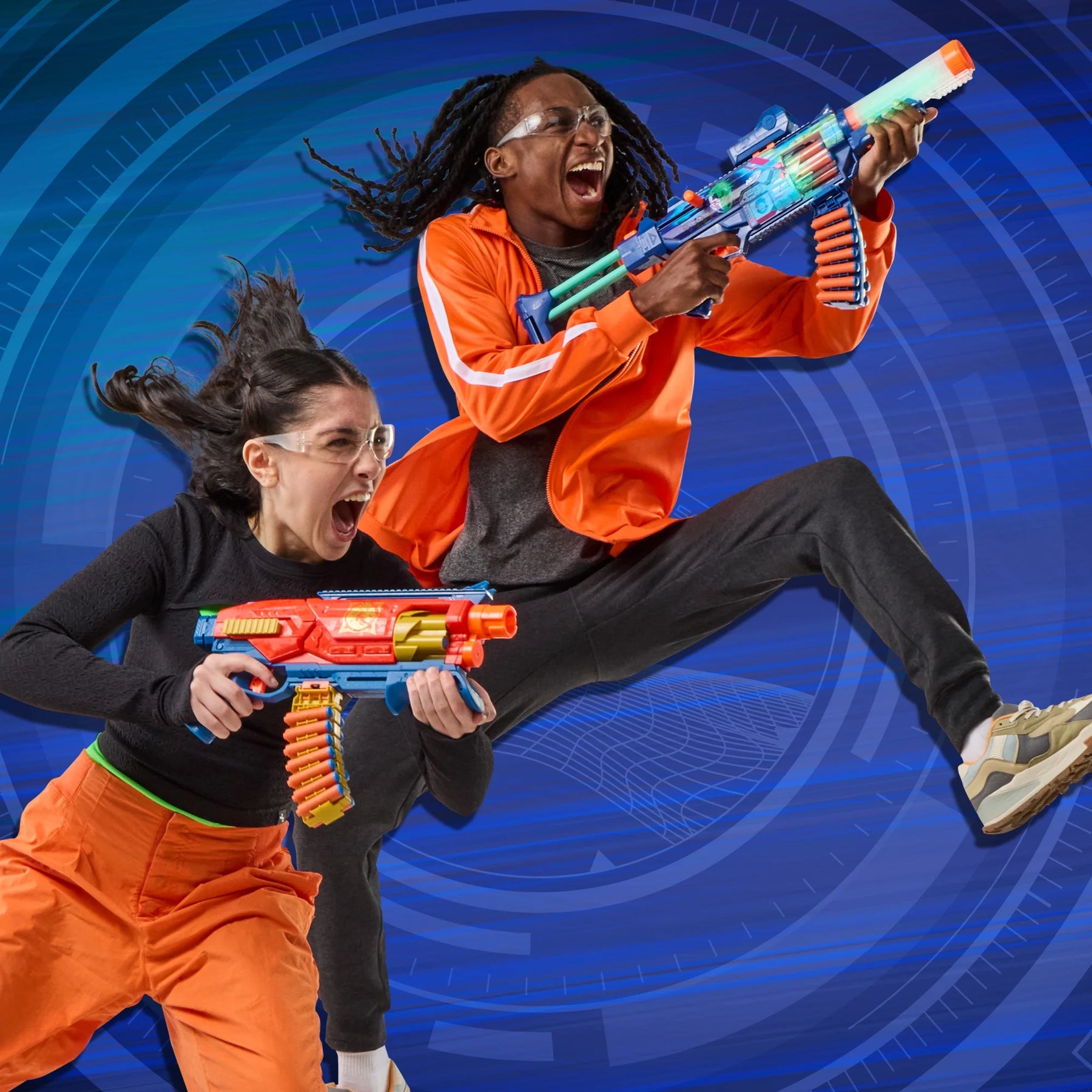 Nerf Loadout Blaster Cyberlight Ghost Vaahtoammusasesetti
