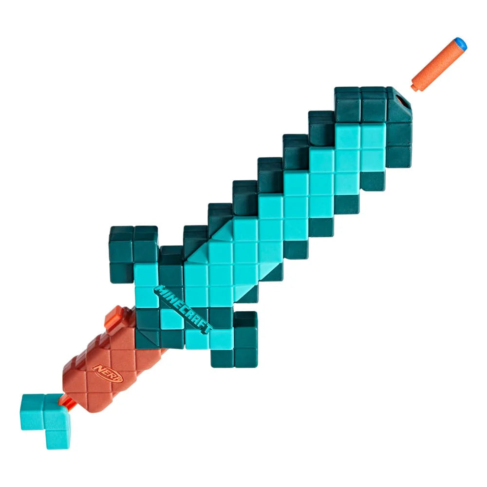 Nerf Loadout Blaster Minecraft Timanttimiekka Vaahtoammusase