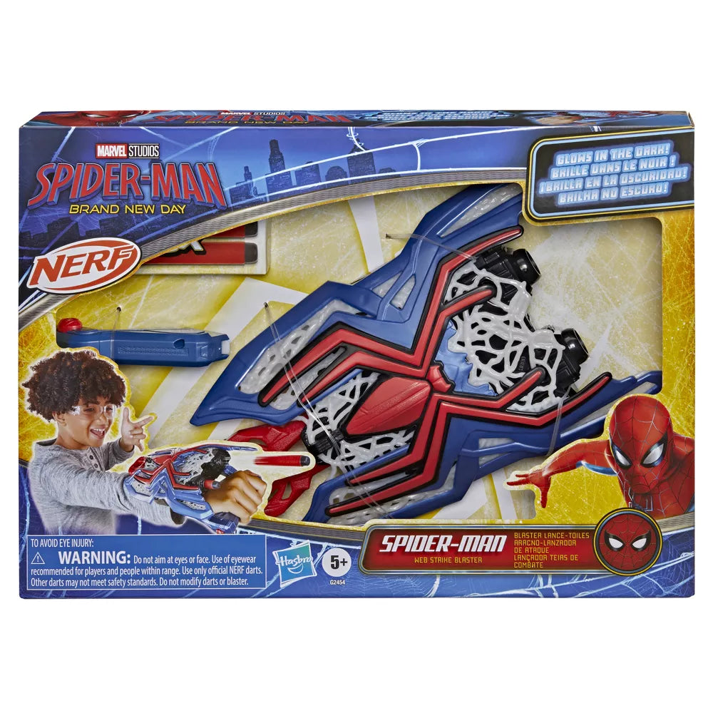 Nerf Marvel Brand New Day Spider-Man Glow In the Dark Vaahtoammuskäsi