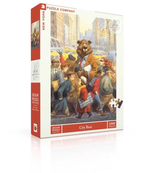 New York Puzzle Company 1000 Palan Palapeli City Bear