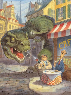 New York Puzzle Company 1000 Palan Palapeli Jurassic Paris