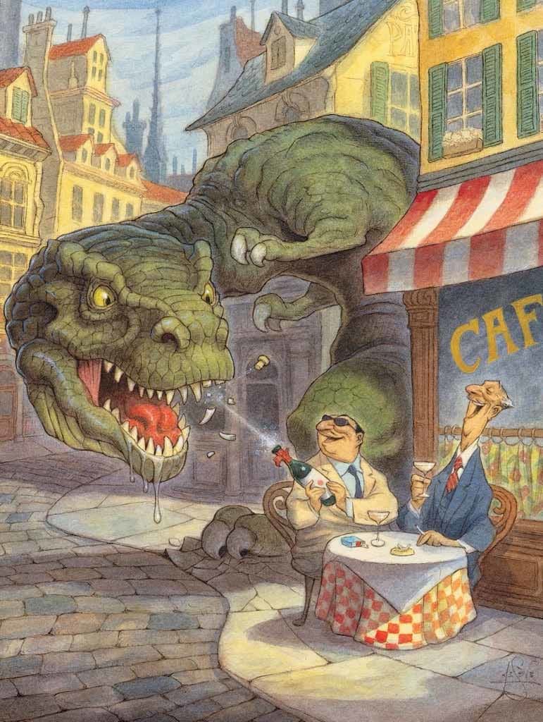 New York Puzzle Company 1000 Palan Palapeli Jurassic Paris