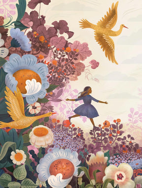 New York Puzzle Company 500 Palan Palapeli Among Flowers