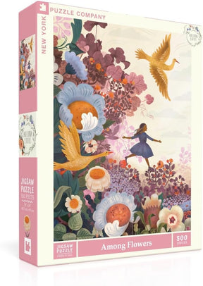 New York Puzzle Company 500 Palan Palapeli Among Flowers