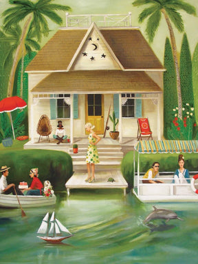 New York Puzzle Company 500 Palan Palapeli Splendid Summer Home