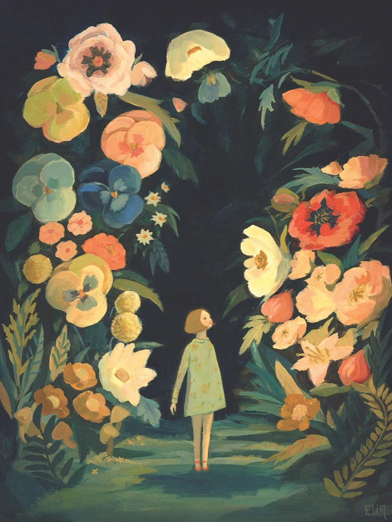 New York Puzzle Company 500 Palan Palapeli The Night Garden