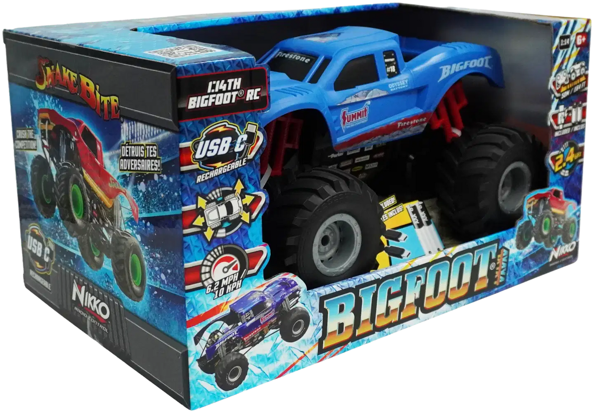 Nikko Bigfoot Radio-Ohjattava Monsteriauto 1:14