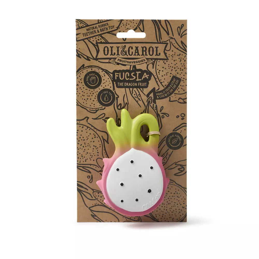 Oli & Carol Luonnonkumi Kylpylelu/Purulelu Pitaija/Lohikäärmehedelmä