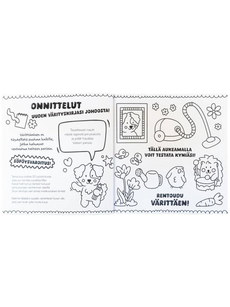 Oppi ja Ilo Väritä ja Rentoudu Söpöliinit