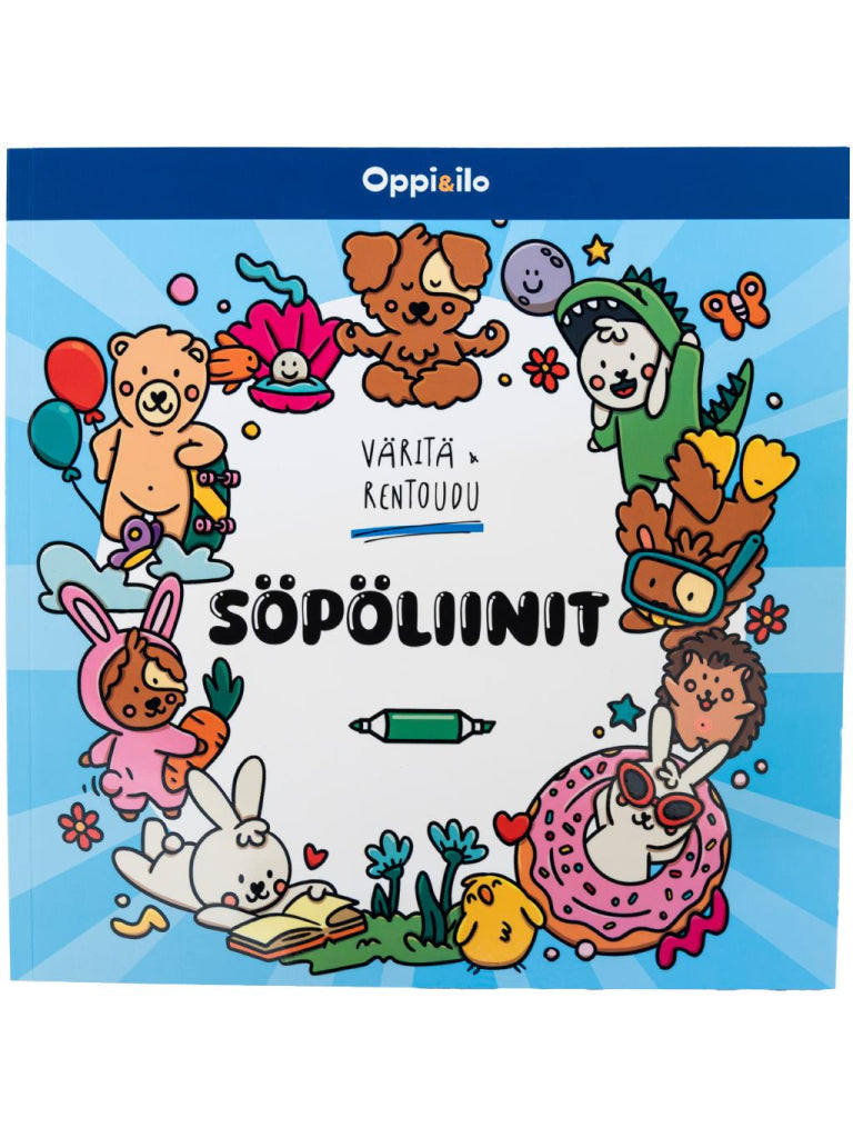Oppi ja Ilo Väritä ja Rentoudu Söpöliinit