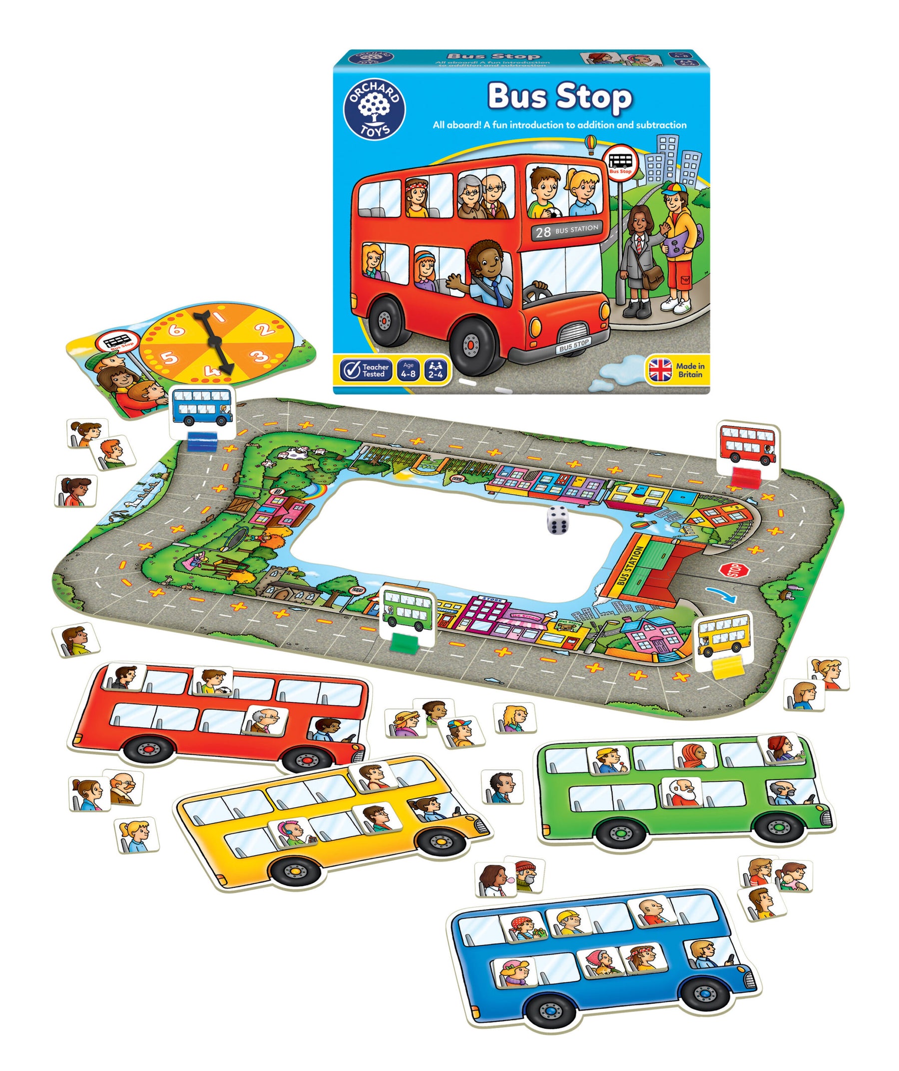 Orchard Toys Bus Top/Bussipysäkki Lautapeli