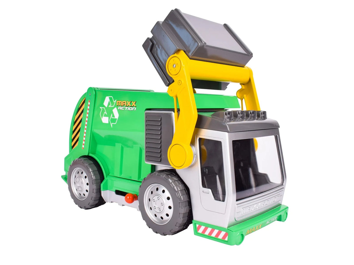 POWER X Lift'N'Dump Elektroninen Roska-auto Valoilla ja Äänillä, 46 cm