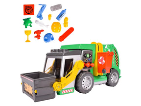 POWER X Lift'N'Dump Elektroninen Roska-auto Valoilla ja Äänillä, 46 cm