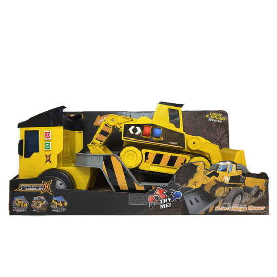 POWER X Mega Mover Kuorma-Auto ja Telakaivuri 2-in-1