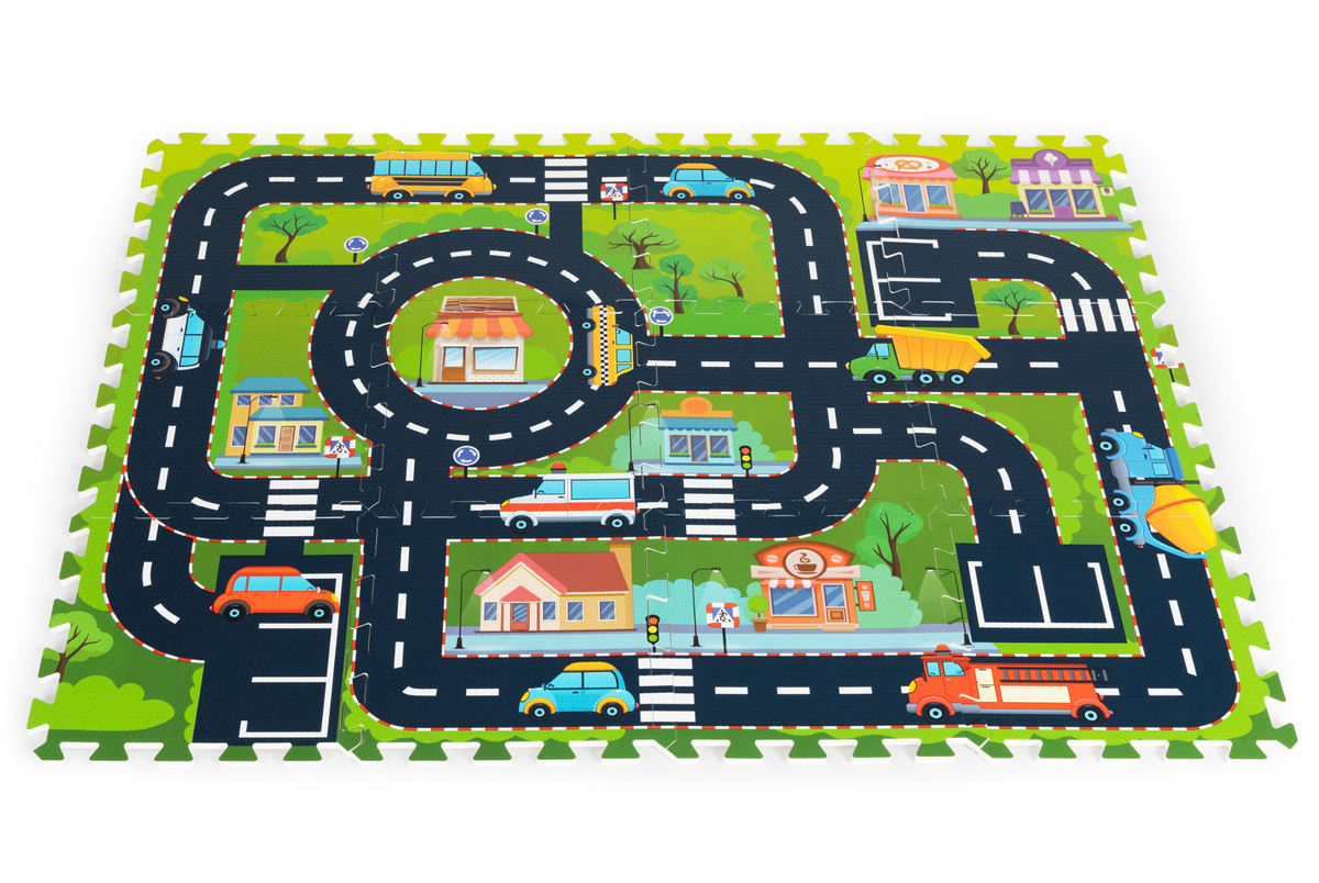 Palapelimatto Autorata/Liikennematto