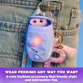 Peekimo Tiny Wearable BFF, Interaktiivinen Ystävä Kaulanauhassa