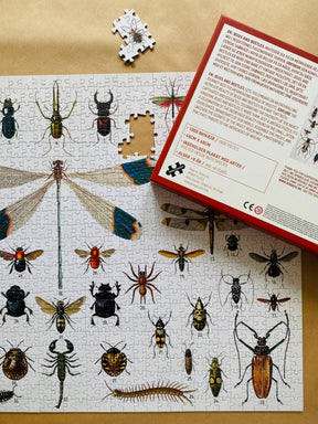 Penny Puzzle Bugs and Beetles Vintage 1000 Palan Palapeli 