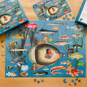 Penny Puzzle Exotic Fish Vintage 1000 Palan Palapeli 