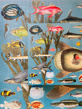 Penny Puzzle Exotic Fish Vintage 1000 Palan Palapeli 
