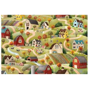 Penny Puzzle Folks On The Hill Minipalapeli 150 Palaa 