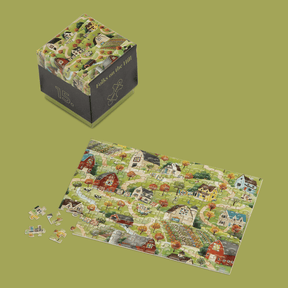 Penny Puzzle Folks On The Hill Minipalapeli 150 Palaa 