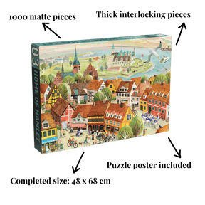 Penny Puzzle Home of Hamlet 1000 Palan Palapeli 