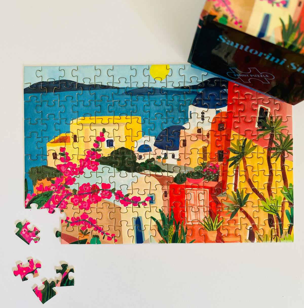 Penny Puzzle Mini Palapeli 150 Palaa Santorini Sun 