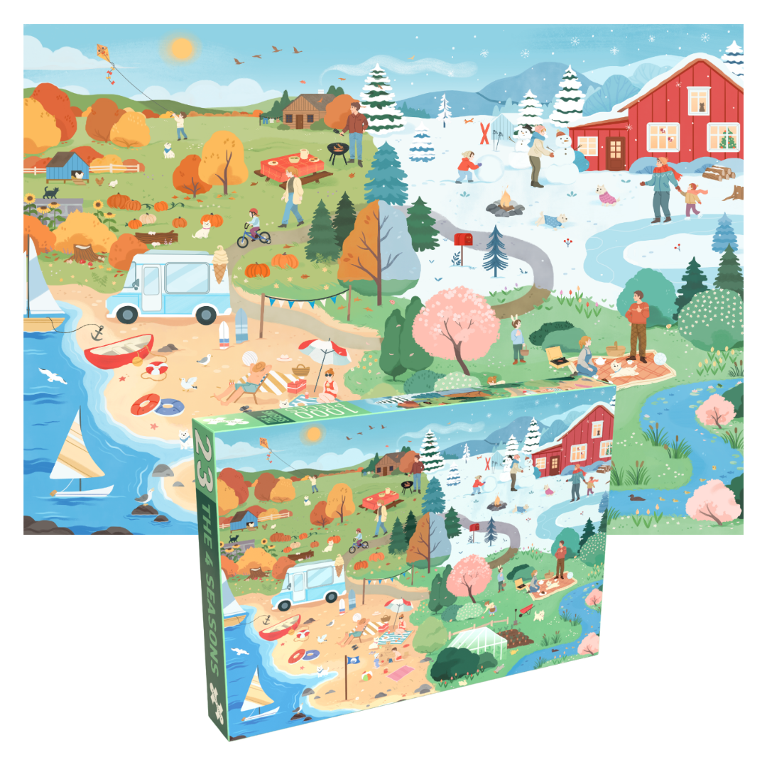 Penny Puzzle The 4 Seasons 1000 Palan Palapeli 