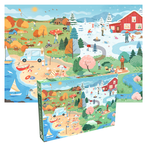 Penny Puzzle The 4 Seasons 1000 Palan Palapeli 