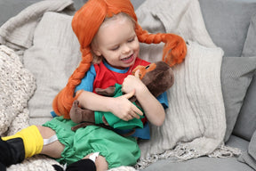 Peppi Pitkätossu Naamiaisasu 2-4v22