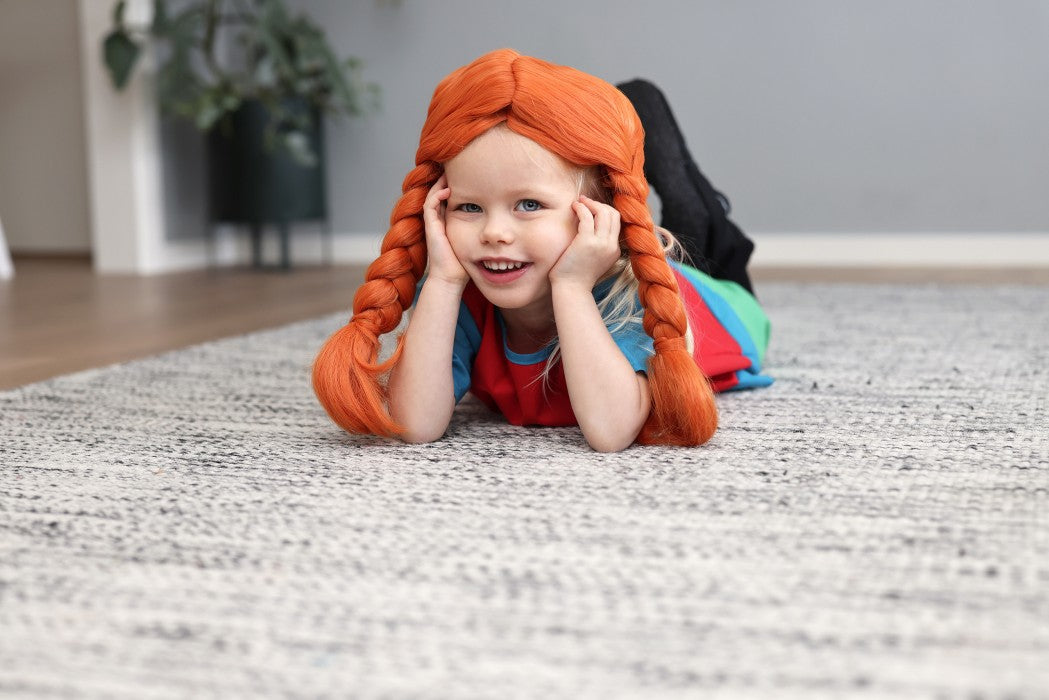 Peppi Pitkätossu Naamiaisasu 2-4v