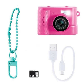Photo Creator Digital Camera Mini Lasten Kamera Pinkki