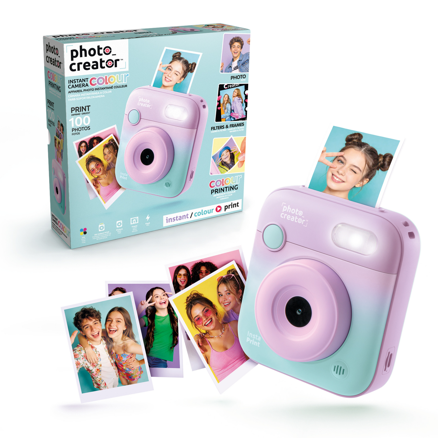 Photo Creator Instant Värikamera/ Polaroid Kamera Lapsille