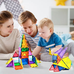 PicassoTiles Magneettinen 3D Rakennussarja 152 Osaa