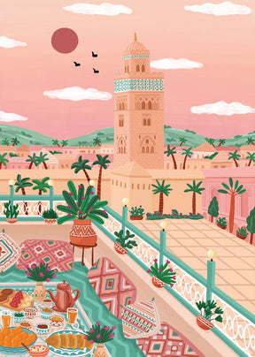 Pieces and Peace 1000 Palan Palapeli Koutoubia Mosque Morocco