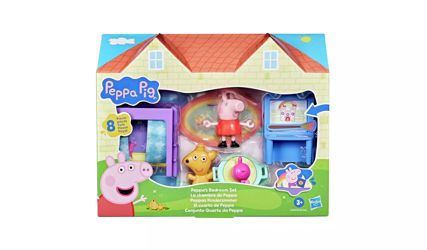 Pipsa Possu Peppa's Bedroom Set Pipsan Makuuhuone Leikkisetti