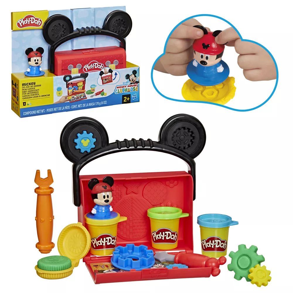 Play-Doh Disney On The Go Muovailuvahaleikkisetti Mikki Hiiri