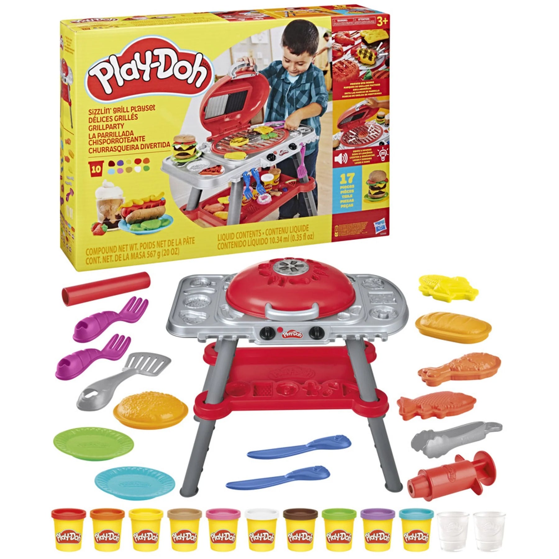 Play-Doh Muovailuvaha Grilli Leikkisetti