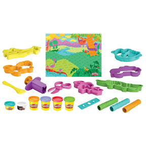 Play-Doh Muovailuvaha Wild Animals Safari Leikkisetti