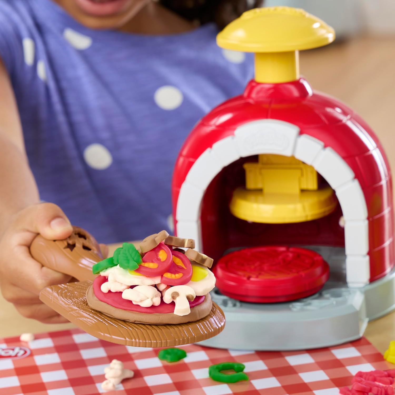 Play-Doh Stamp & Spin Pizza Muovailuvaha Leikkisetti