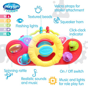 Playgro Music Drive and Go Musiikkilelu Ratti