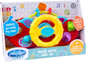 Playgro Music Drive and Go Musiikkilelu Ratti