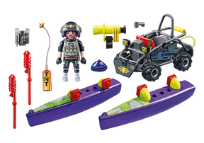 Playmobil 71147 City Action Tactical Unit Multi Terrain Quat