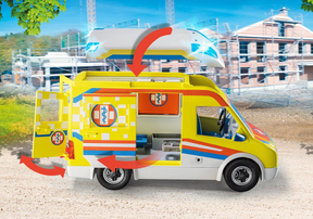 Playmobil 71202 Ambulanssi Valoilla ja Äänillä