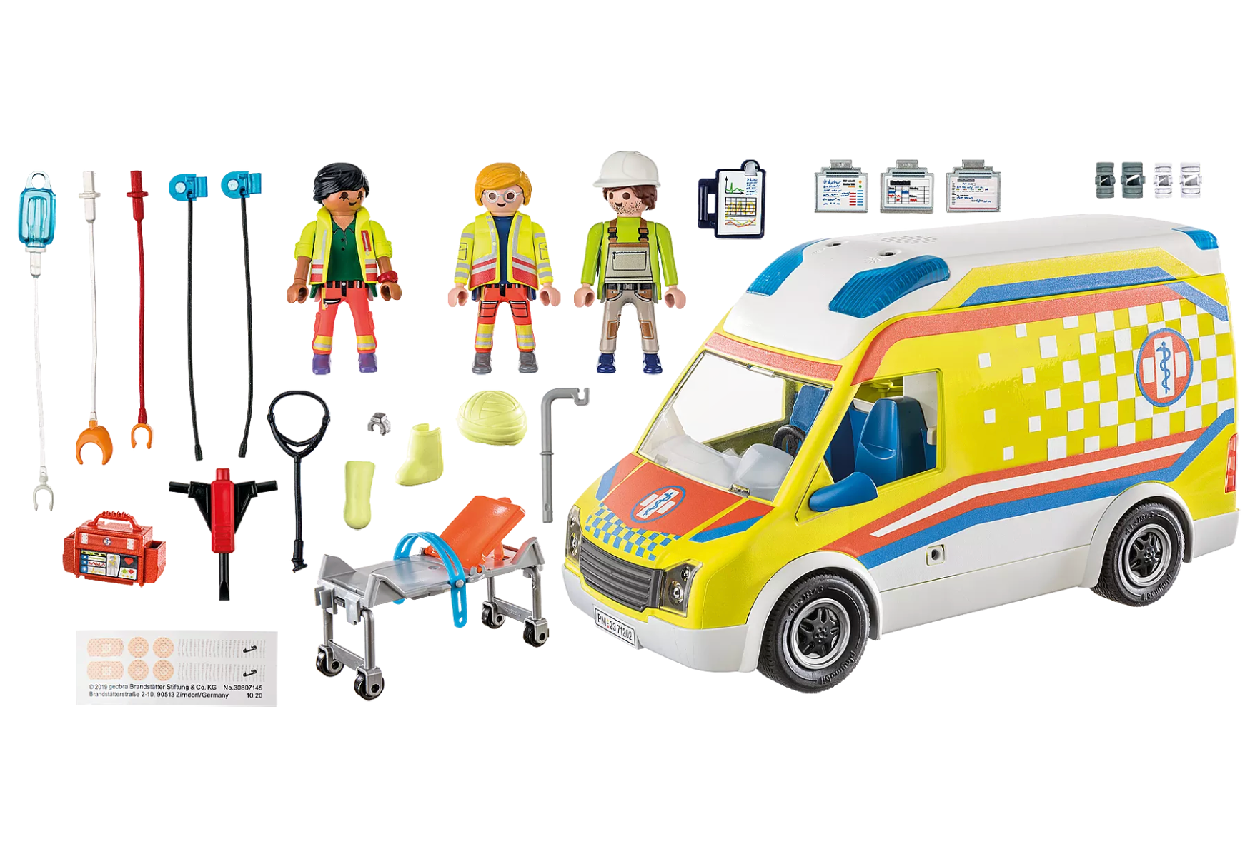Playmobil 71202 Ambulanssi Valoilla ja Äänillä