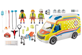 Playmobil 71232 Ambulanssi, Ensihoitajat ja Tarvikkeet