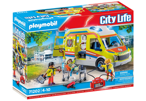 Playmobil 71232 Ambulanssi, Ensihoitajat ja Tarvikkeet