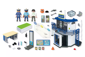 Playmobil 71874 City Action Poliisiasema Valolla