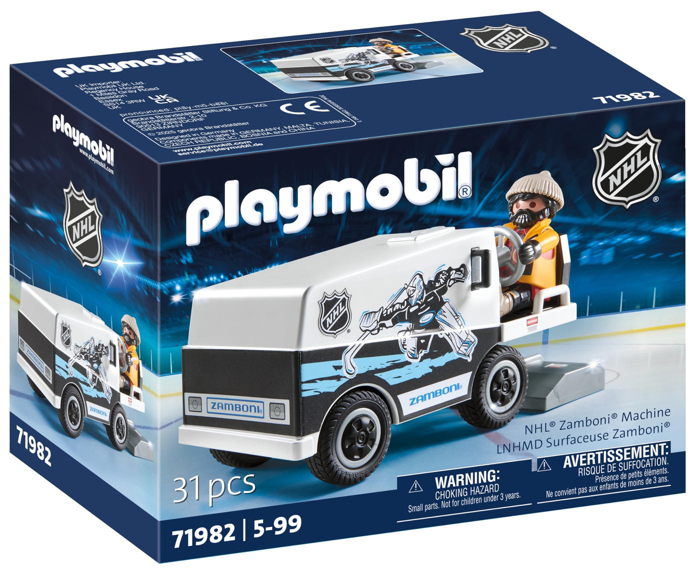 Playmobil  71982 NHL Jääkiekko Zamboni Jäänhoitokone