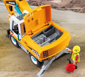 Playmobil Action Heroes 71749 Työmaa Kaivinkone ja Kuljettaja